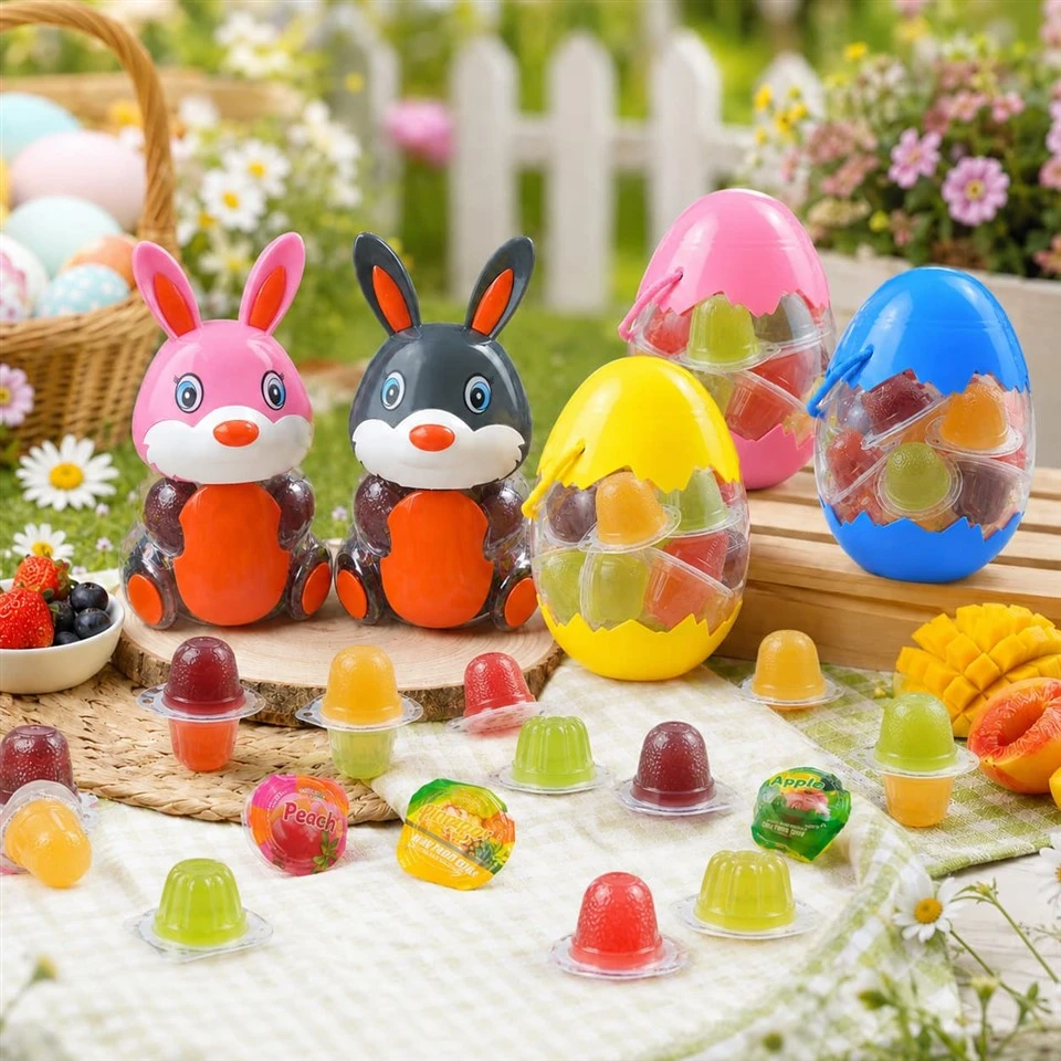 Easter Bunny & Egg Fruit Jelly